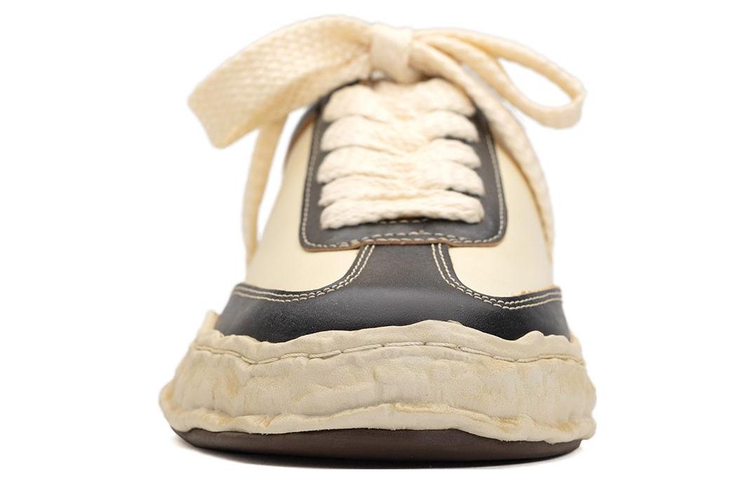 Maison MIHARA YASUHIRO Herbie Og Sole Leather Sneakers купить в интернет-магазине Yoocart с быстрой доставкой по России.