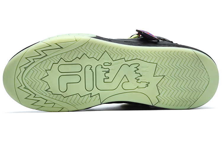 FILA FUSION DESPERADO Fugitive Vintage Basketball Shoes Men Mid-Top Black/Noble Purple купить в интернет-магазине Yoocart с быстрой доставкой по России.