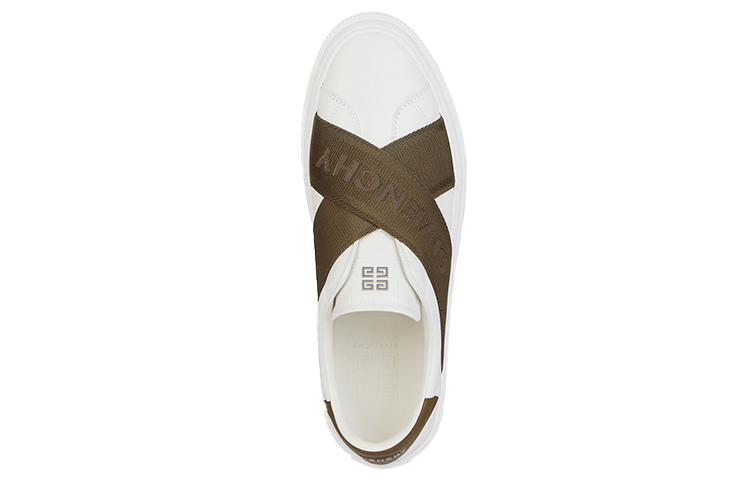 Givenchy City Low Top Stylish Skateboarding Shoes Men's White Green