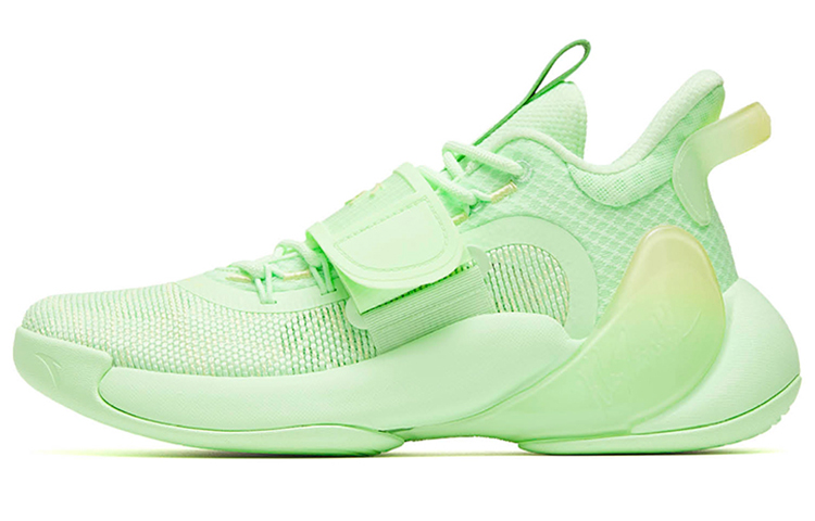Anta Water Flower 3 Low-Top Basketball Shoes Men's Neon Green