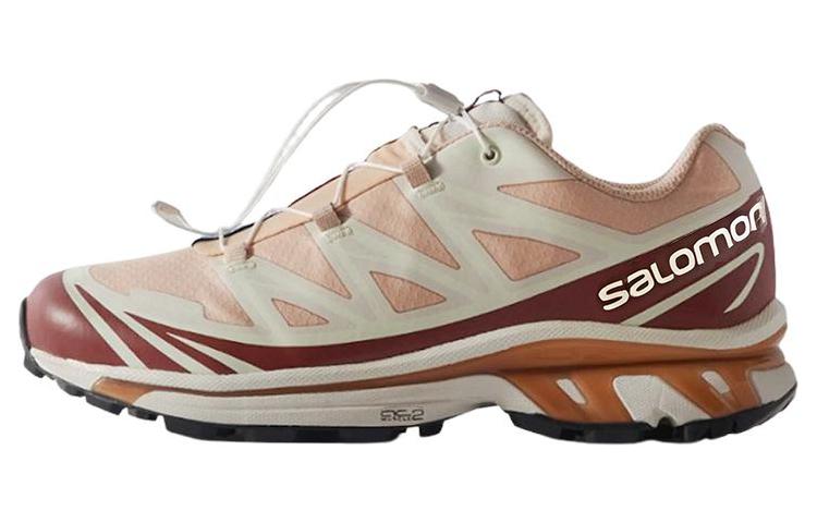 SALOMON X Kith XT 6 Gtx GORE TEX Cream Pink Red