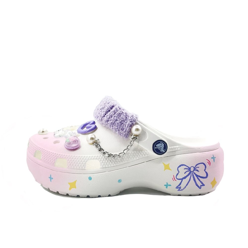 Crocs Classic Platform Clog Clogs Unisex Pink
