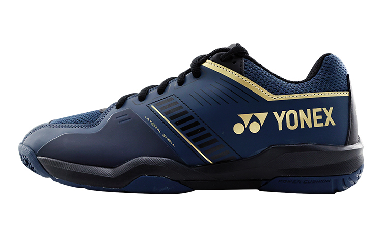 YONEX Anti-Slip Wear-Resistant Low-Top Badminton Shoes Men's Navy Blue Gold