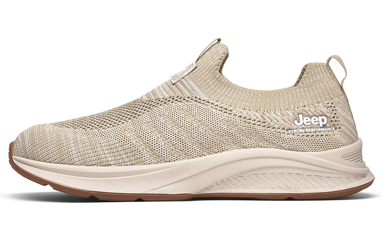 Jeep Anti-Slip Wear-Resistant Low-Top Outdoor Shoes Men's Yellow