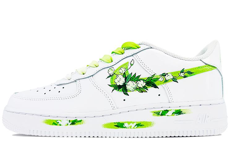 Nike Air Force 1 Low-Top Skateboard Shoes GS Green