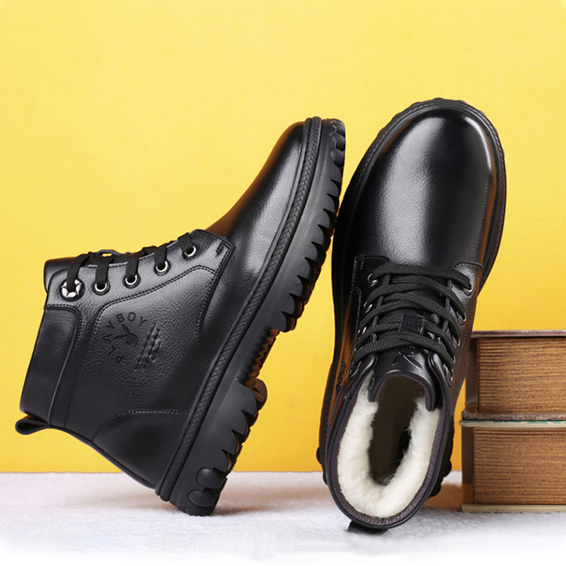 Playboy Thermal Cushioning Slip Resistant Short Snow Boots Men's Black купить в интернет-магазине Yoocart с быстрой доставкой по России.