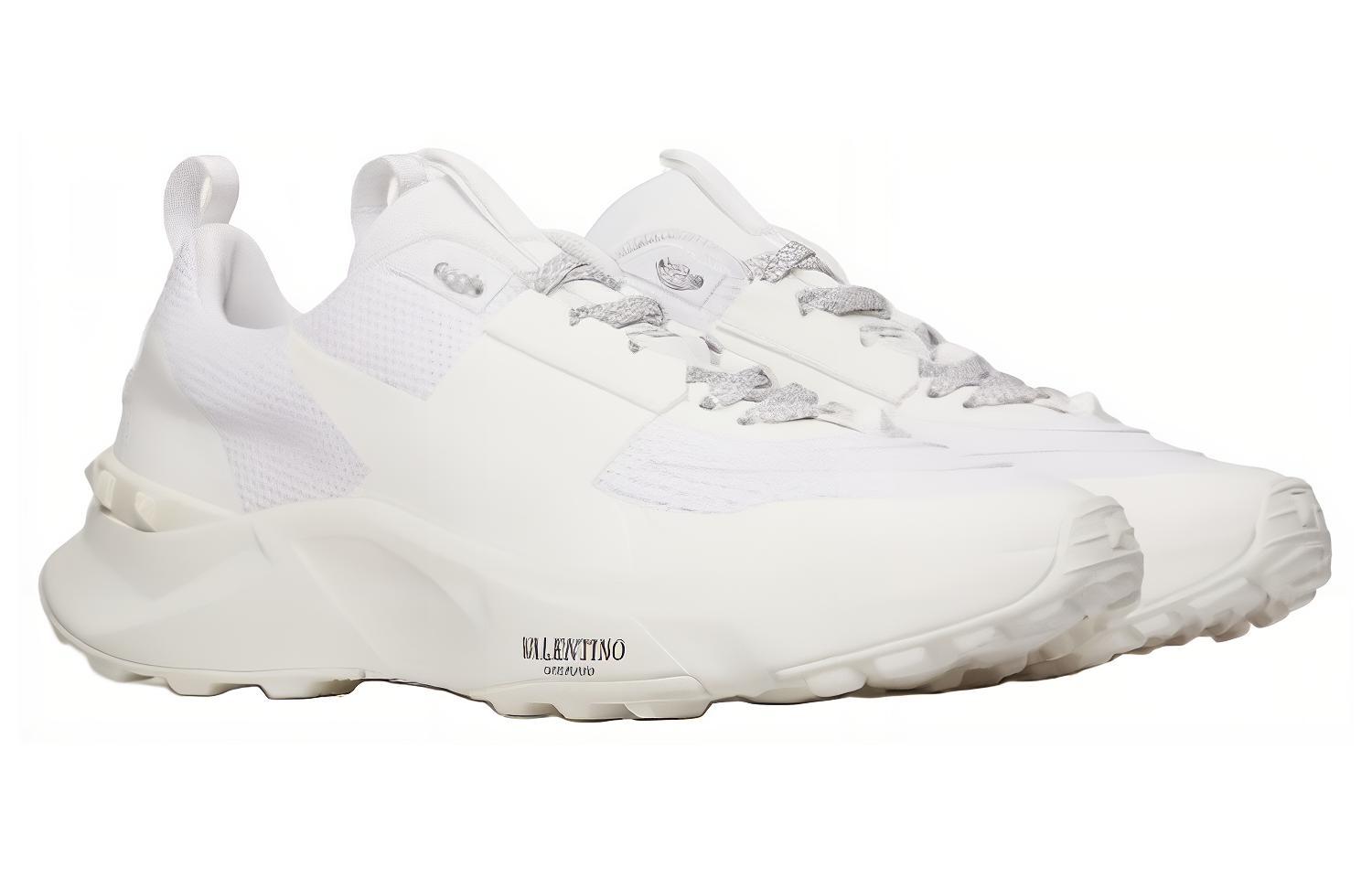 Valentino Low Top Casual Shoes Men's White