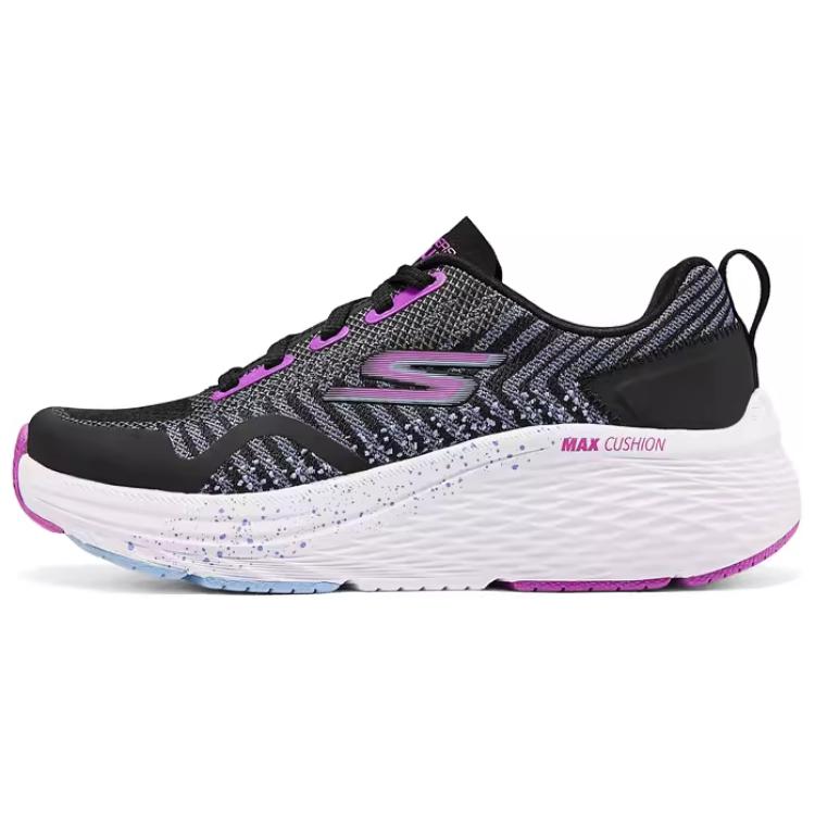 Skechers WOMEN'S GO Series Anti-Slip And Wear-Resistant Rebound Low-Top Running Shoes Women's Black Purple