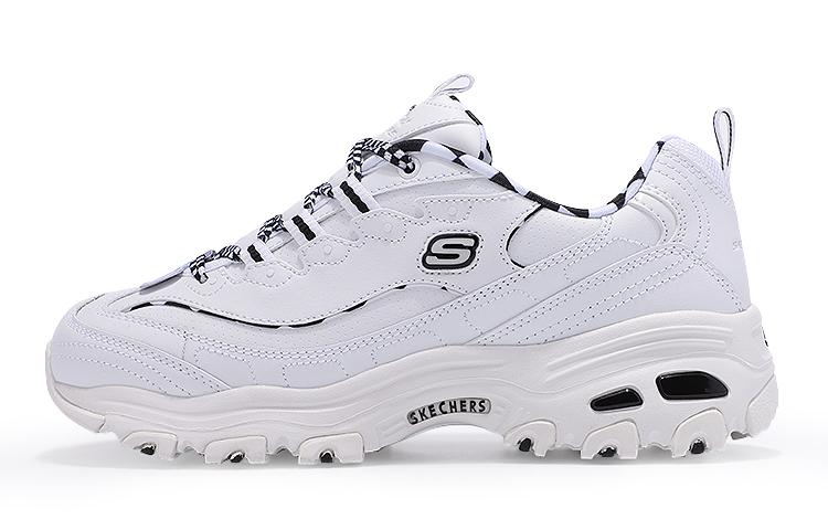 Skechers D'Lites 1.0 Low Shoes Gs White Women's