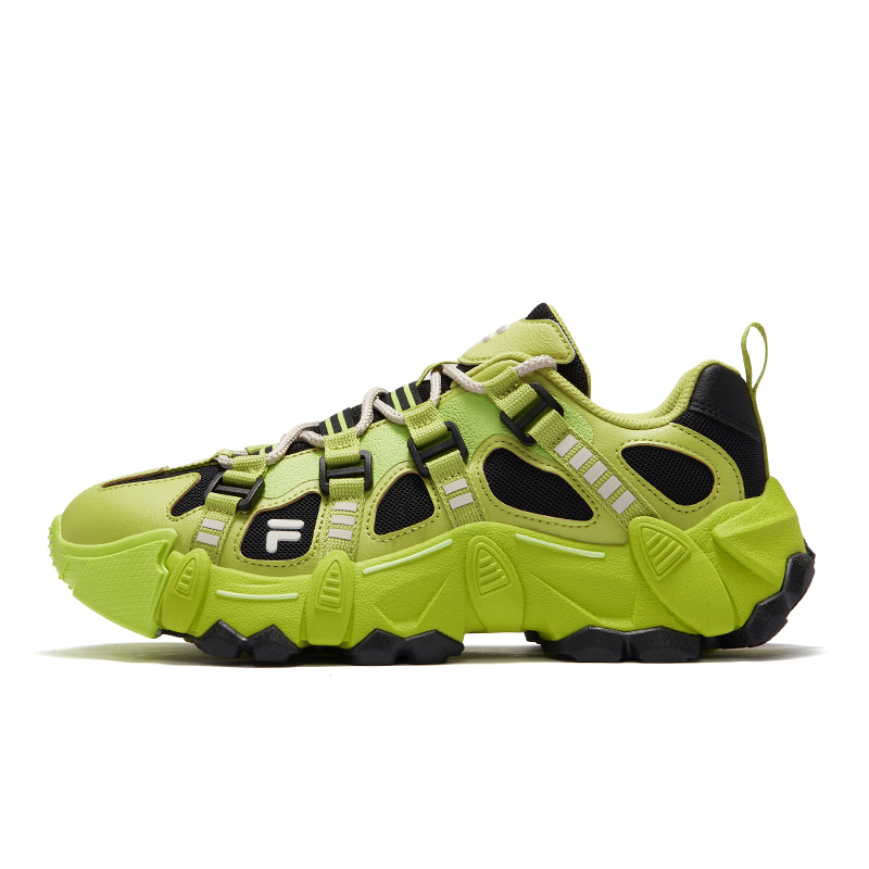 FILA FUSION EXOCET Breathable And Sweat-absorbent Low-Top Casual Shoes Women's Green