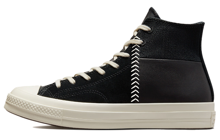 Chuck 70 Converse Crafted Leather High 'Black Egret'