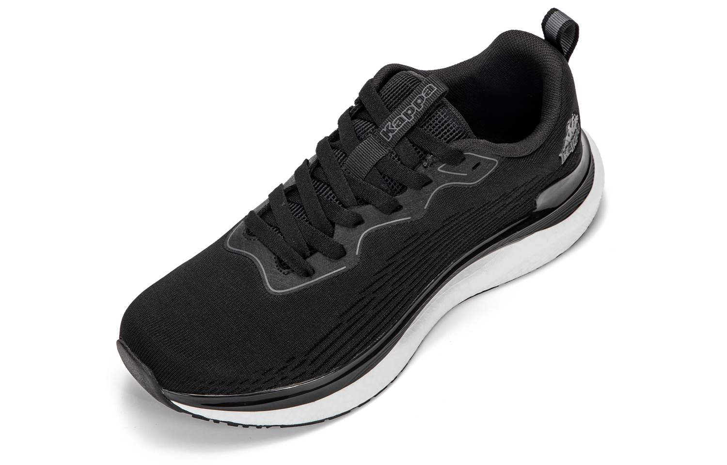 Kappa Abrasion Resistant Slip Resistant Low Top Running Shoes Unisex Black купить в интернет-магазине Yoocart с быстрой доставкой по России.