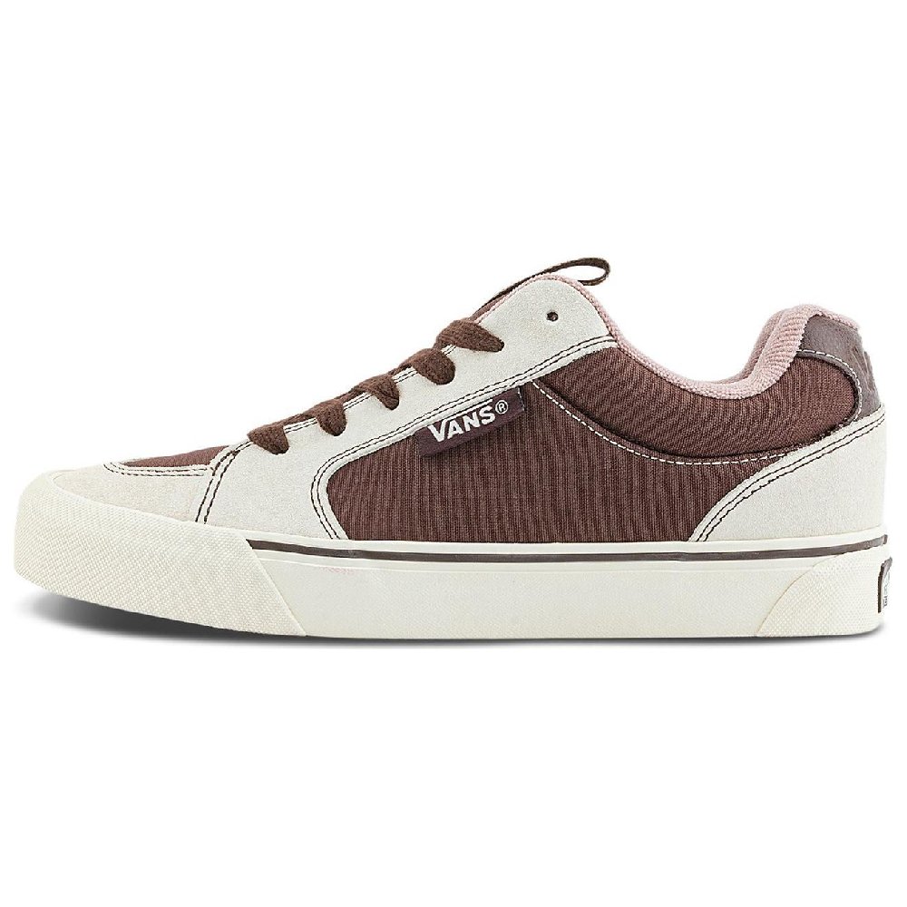 Vans Low Top Skateboard Shoes Unisex White Brown