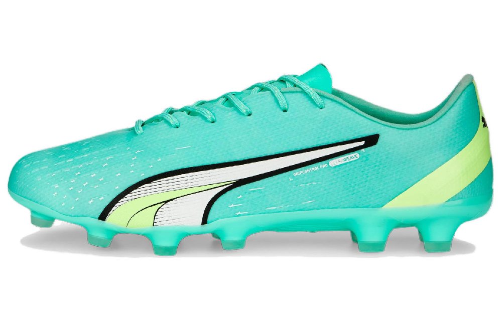 PUMA Ultra Pro AG Short Rubber Studs HG Short Rubber Studs Artificial Ground Soccer Shoes Men's Green White