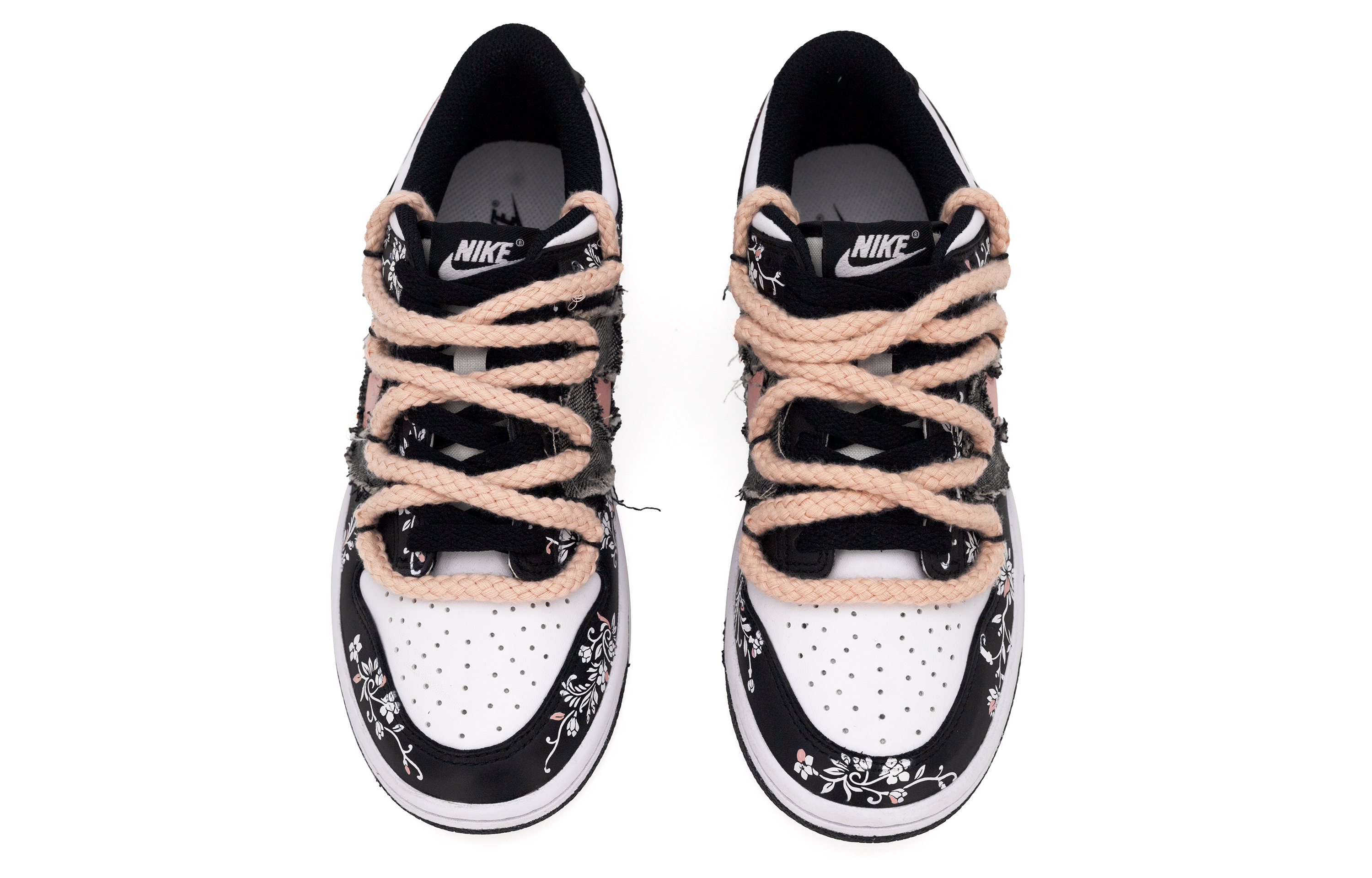 Nike Slip Resistant Shock Absorbers With Abrasion Resistant Properties Low top Skateboard Shoes Women's Black White купить в интернет-магазине Yoocart с быстрой доставкой по России.