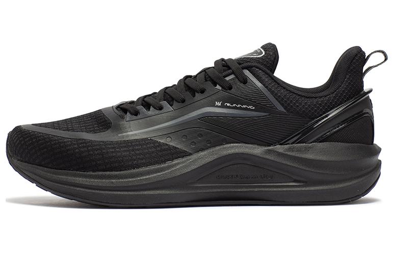 361° Anti Slip Wear Resistant Low Top Running Shoes Men's Black