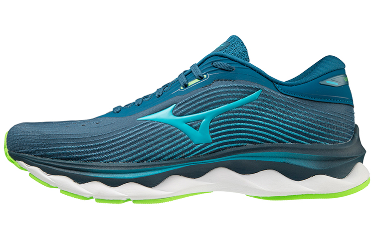 Mizuno Wave Sky 5 'Peacock Gecko Green'