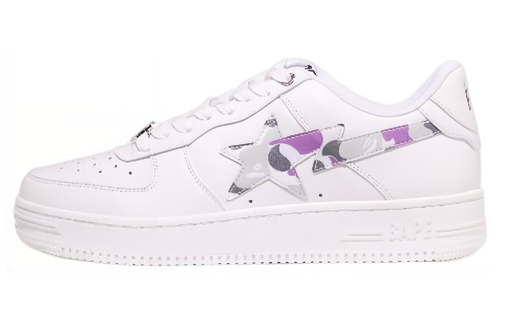 A BATHING APE STA BAPE United States Limited Edition Men's Collection Stylish Skateboarding Shoes Men's White