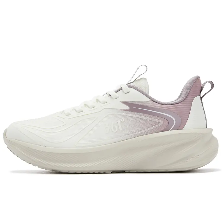 361° Cushioning, Wear Resistant Low top Casual Running Shoes Women's Lilac Gray Purple