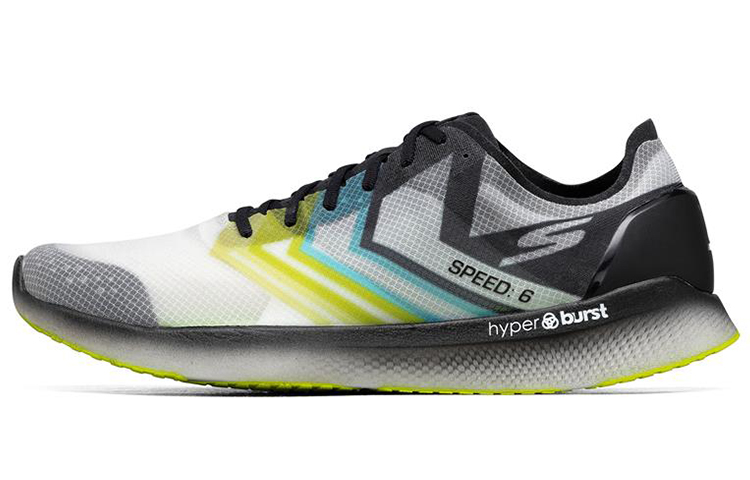 Skechers Speed 6 Hyper Low Top Running Shoes Unisex Black