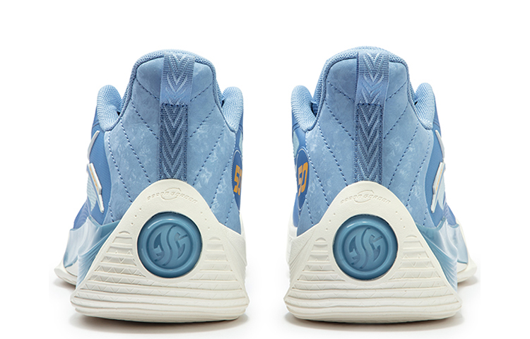 361° AG Shine 2.0 Cushioned Slip-Resistant Low-Top Basketball Shoes Men's Sky Blue