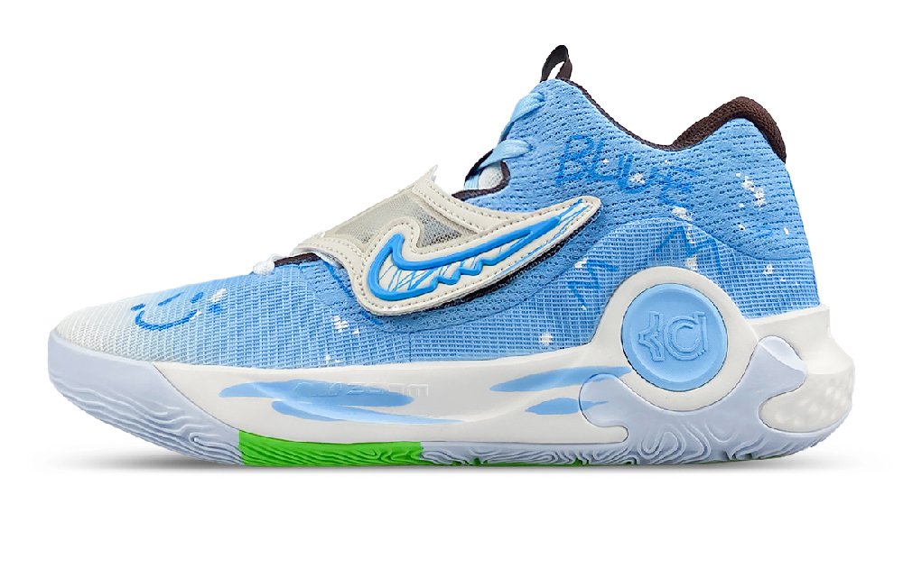 Nike KD Trey 5 X Low Top Basketball Shoes Men's White Blue