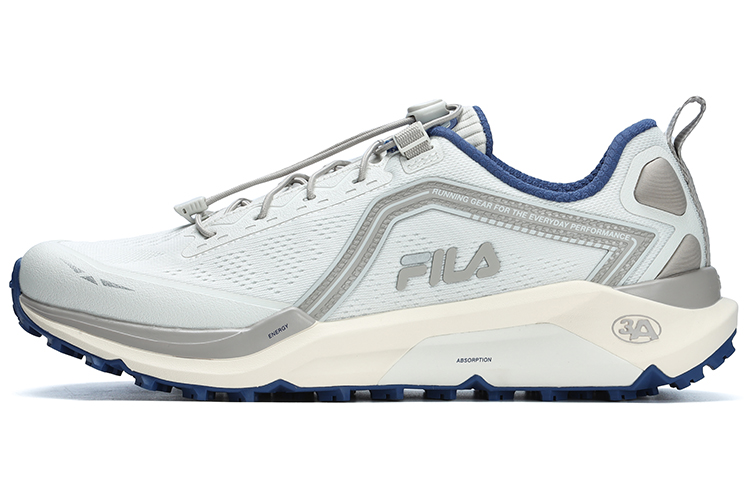 FILA 3A LYNX ATR Anti Slip Wear Resistant Low Top Running Shoes Men's Multiple Mist Gray Trail Running