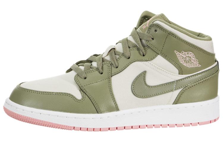 Air Jordan 1 Mid 'Bleached Coral' Gs