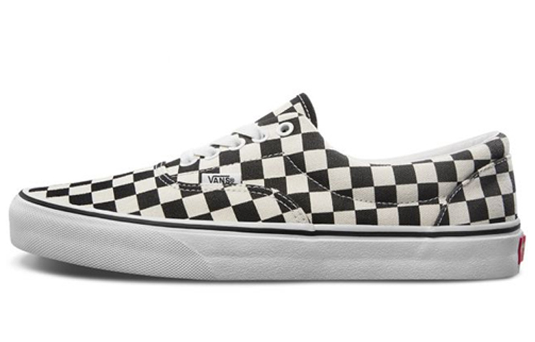Vans Era Checkerboard Marshmallow Black