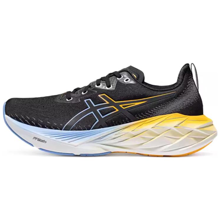 Asics Novablast 4 Breathable Lightweight Reflective Rebound Low-Top Running Shoes Men's Black