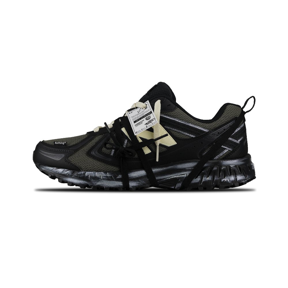 New Balance NB 410 Wear-Resistant Breathable Slip-Resistant Low-Top Trail Running Shoes Unisex Black White Silver