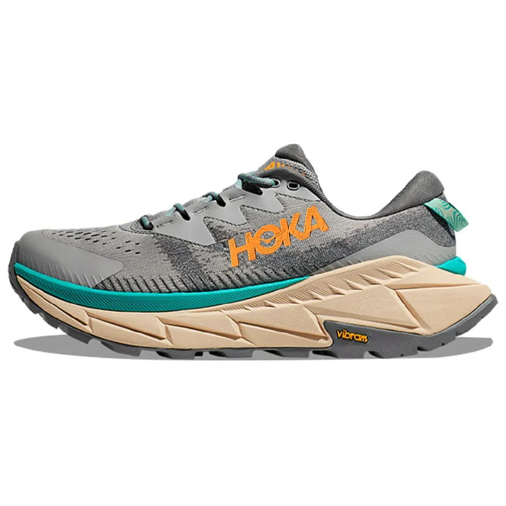 HOKA ONE ONE SKYLINE-FLOAT X Collection Anti-Slip Wear-Resistant Low-Top Trekking Shoes Men's Gray
