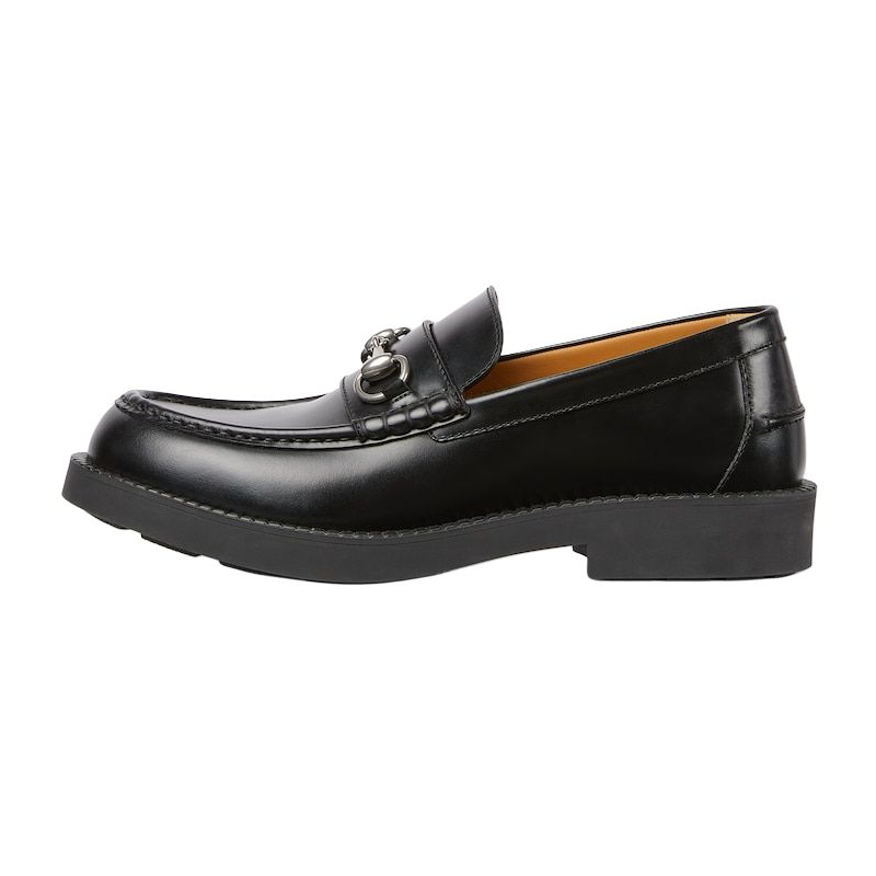 GUCCI Horsebit Loafers Men's Black