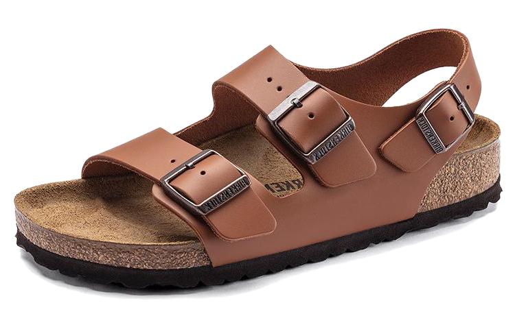 Birkenstock Milano Strap Sandals Unisex Brown Regular