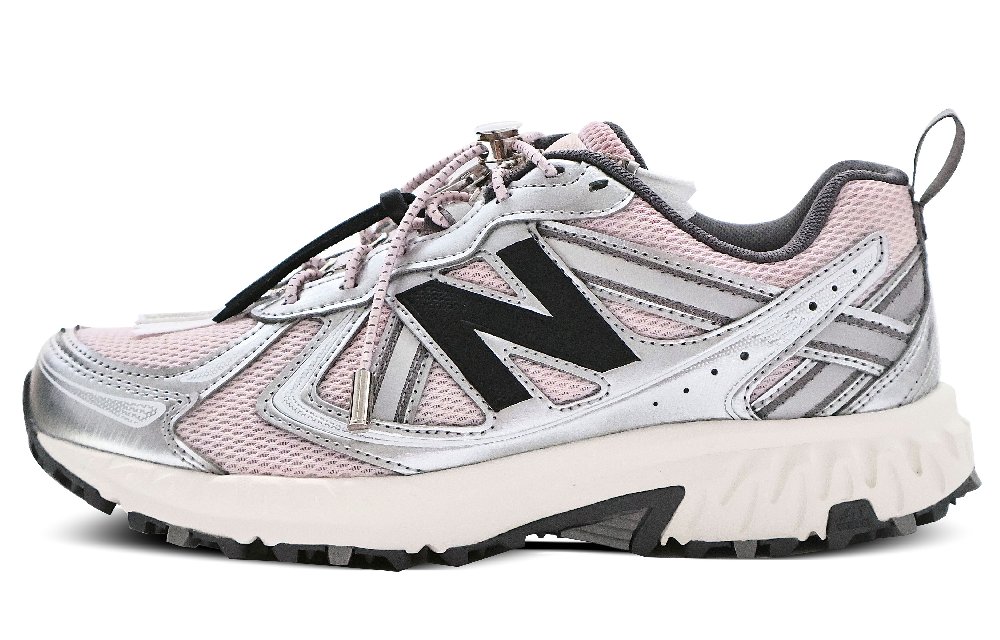 New Balance NB 410 Cushioned Slip-Resistant Low-Top Casual Running Shoes Unisex Pink Silver