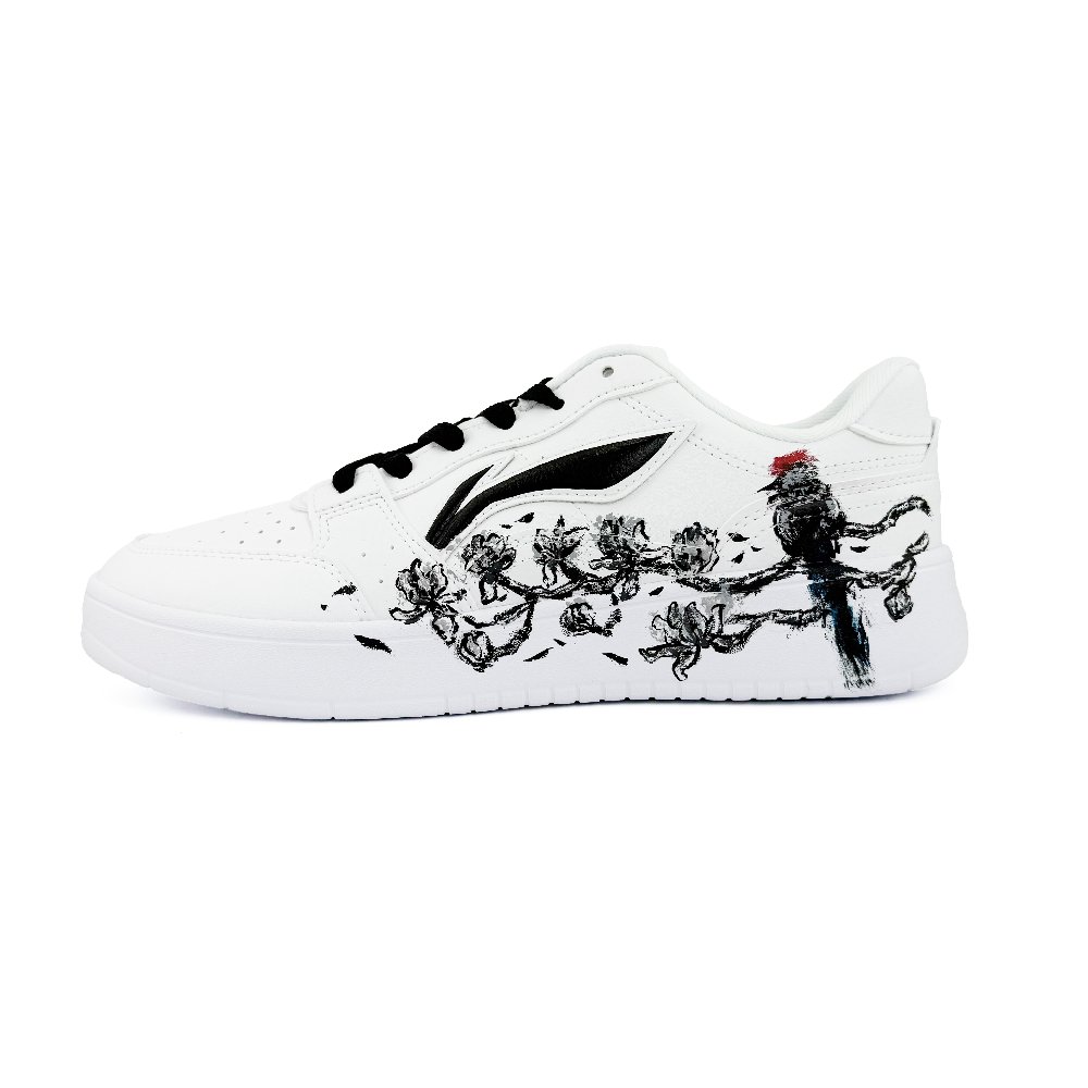 LiNing Acer Truncatum Slip Resistant Cushioning Balance Low Top Skateboard Shoes Unisex Black