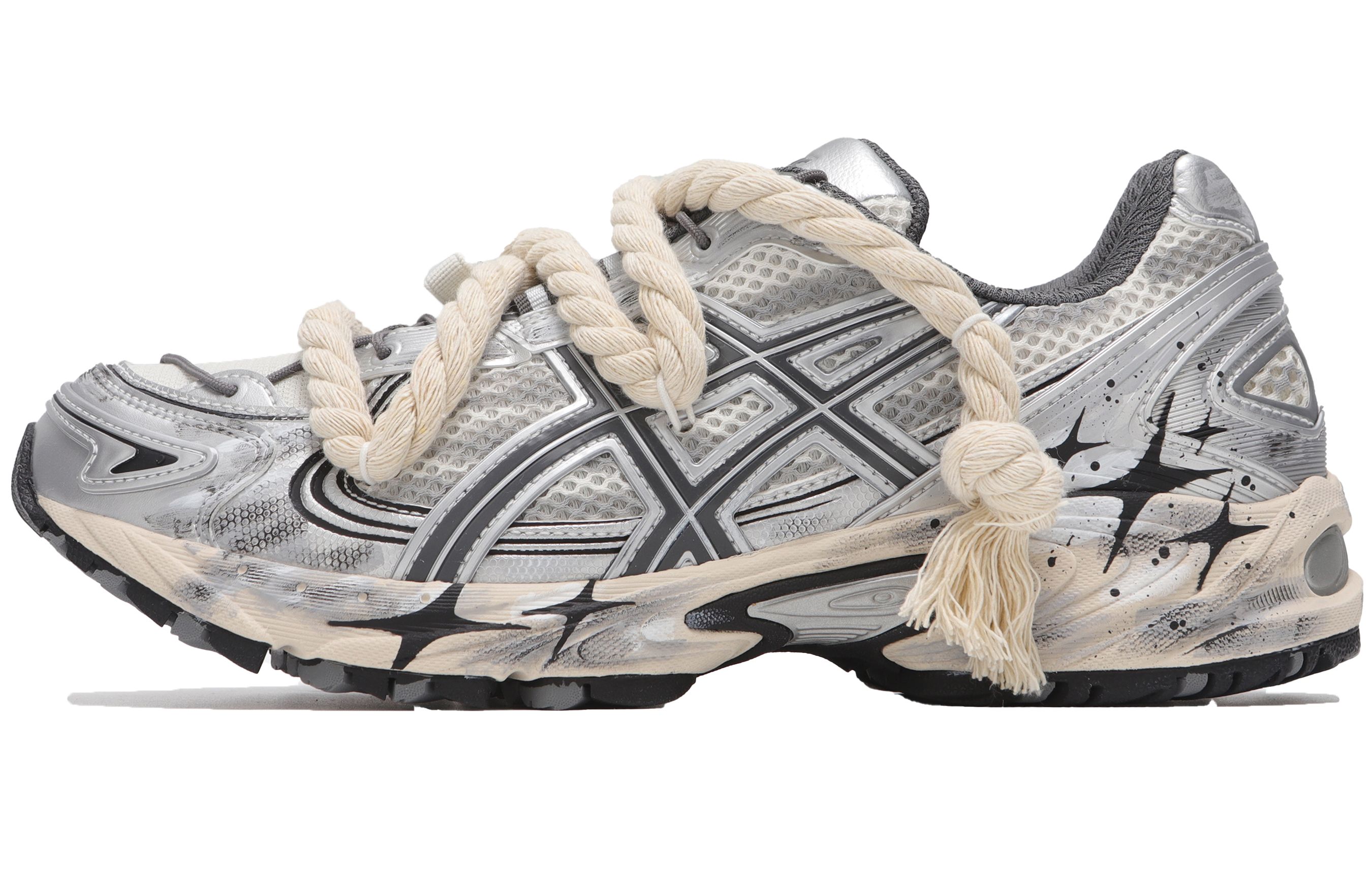 ASICS Gel Kahana TR V4 Abrasion Resistant Low top Casual Shoes Unisex Gray Silver