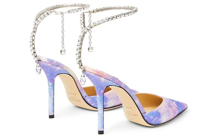Jimmy Choo Saeda 100mm Pointed-toe Pumps