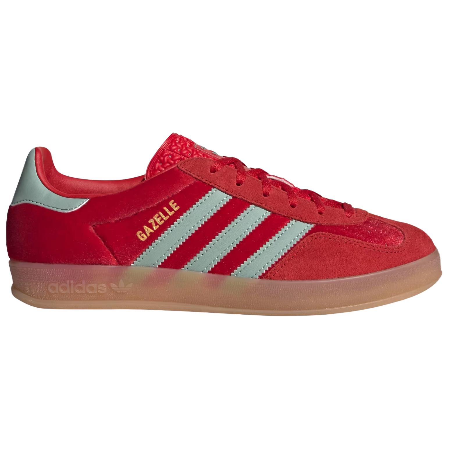Adidas Gazelle Indoor Better Scarlet Hazy Green Women's купить в интернет-магазине Yoocart с быстрой доставкой по России.