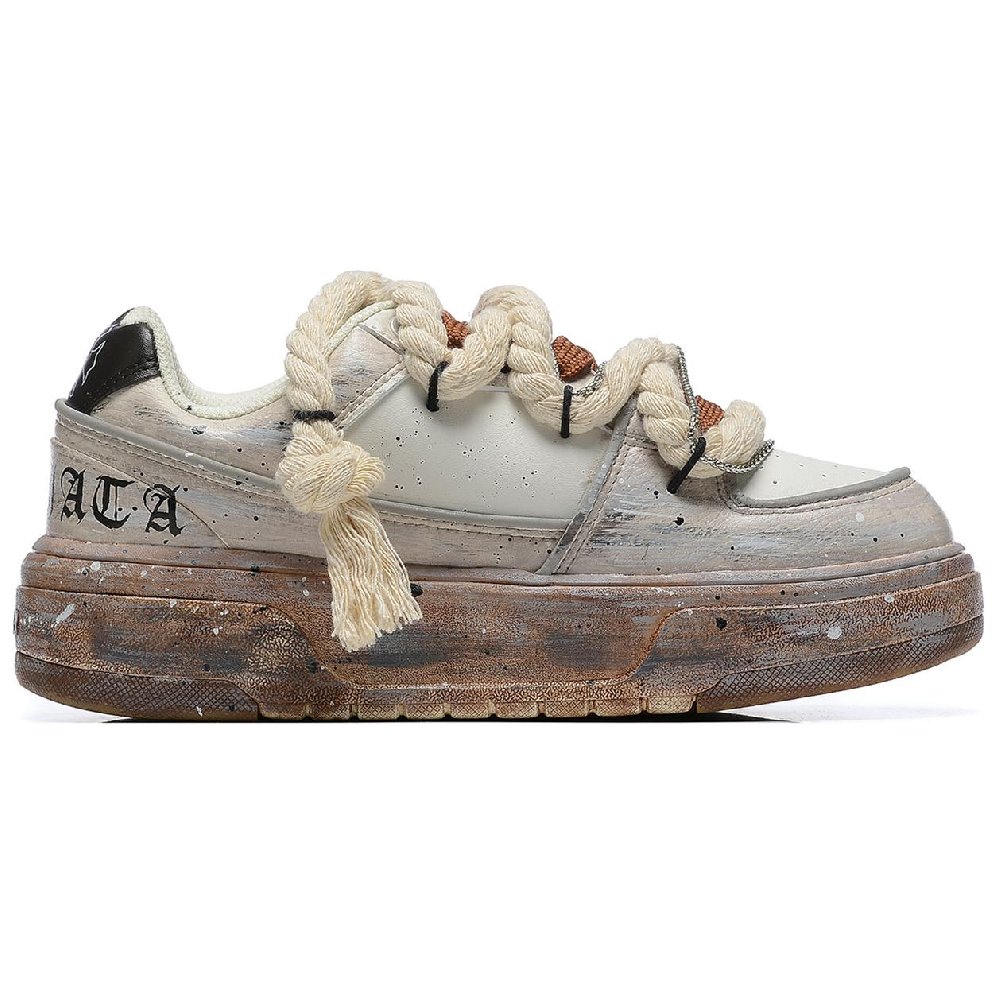MLB Chunky Liner Slip-Resistant Cushioning Wear-Resistant Low-Top Skateboard Shoes Unisex White