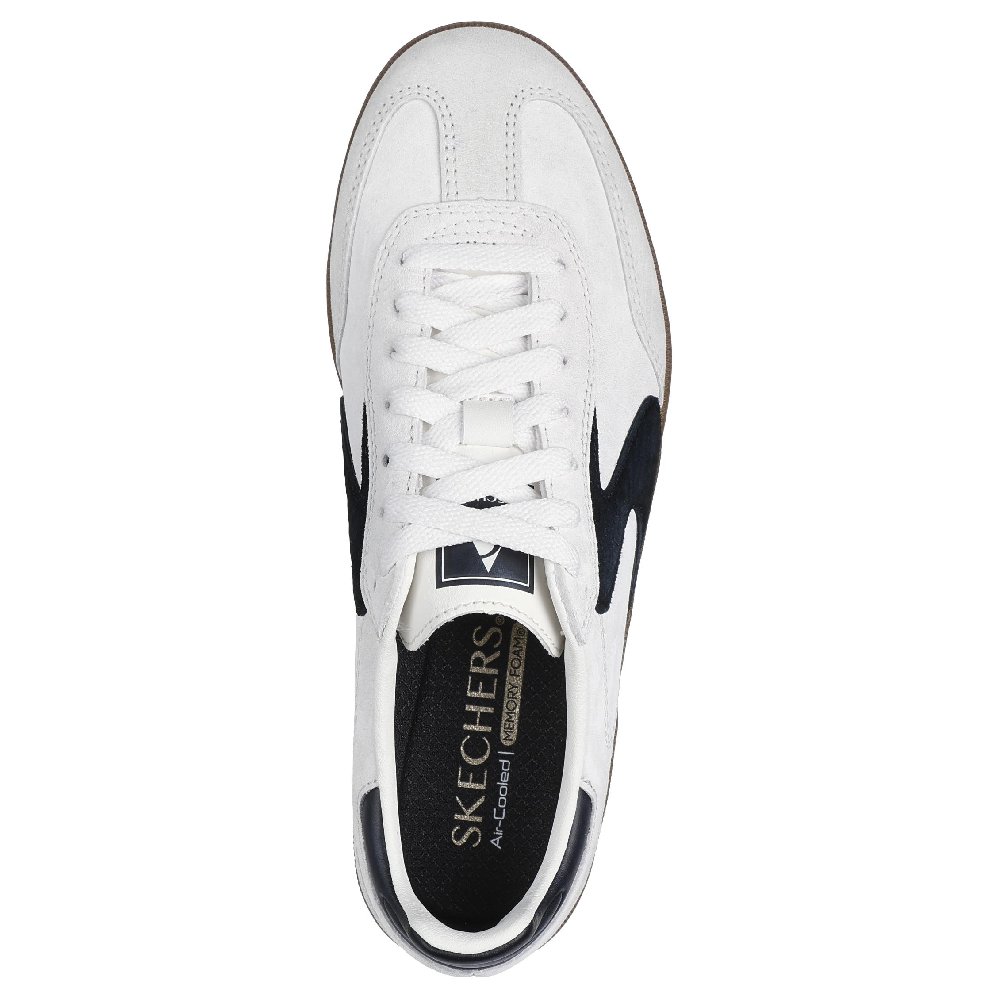 Skechers Court Classics Low Top Skateboard Shoes Women's White