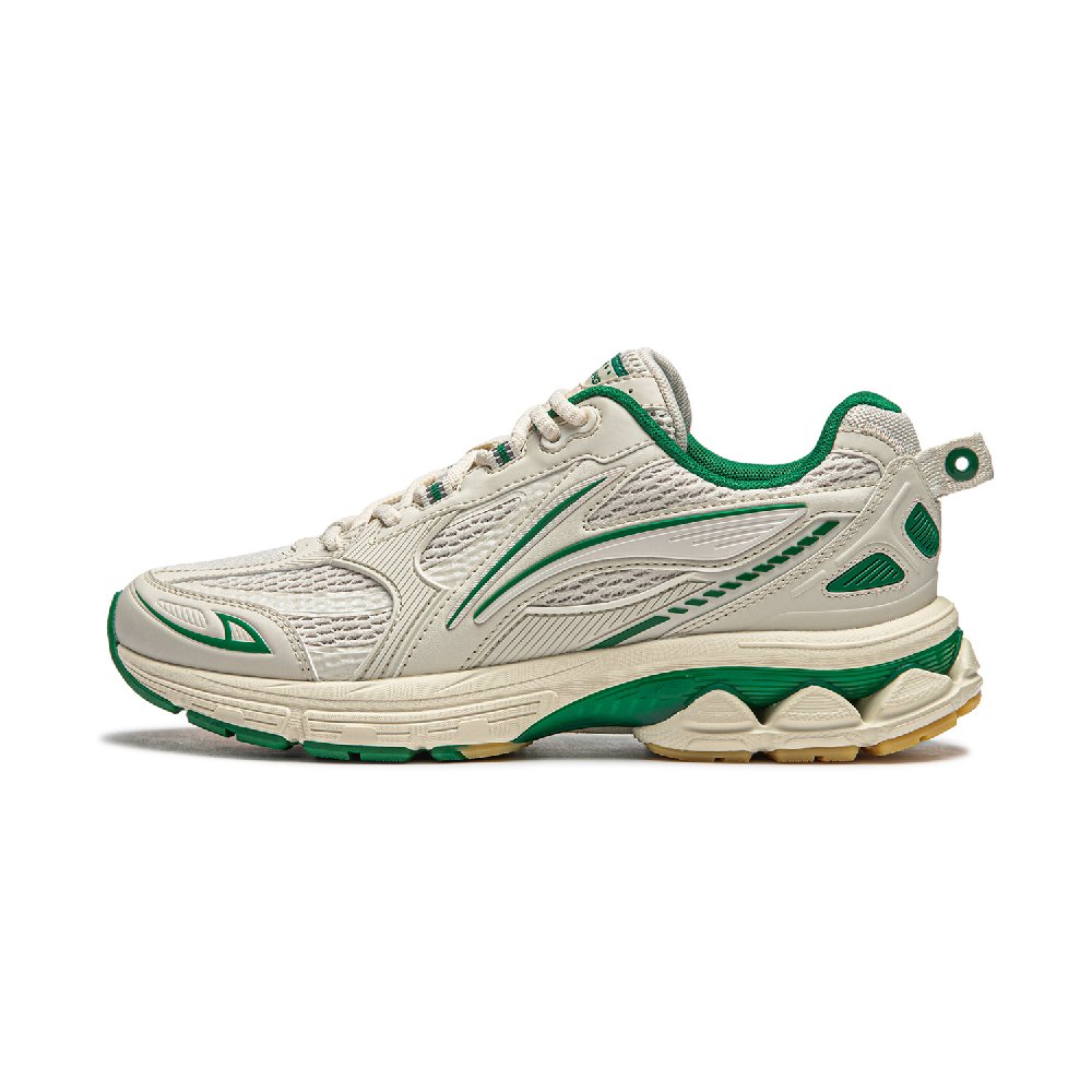 LiNing Shake 2.0 Wear-Resistant Slip-Resistant Low-Top Running Shoes Women's Pearl White