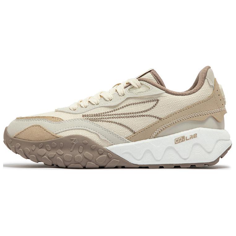 361° Crunchy Biscuit 2 Anti Slip Wear Resistant Low Top Chunky Sneakers Women's Sago
