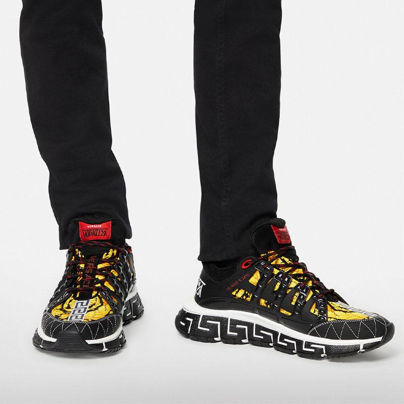 VERSACE Trigreca 'Barocco Print - Black' Men's купить в интернет-магазине Yoocart с быстрой доставкой по России.
