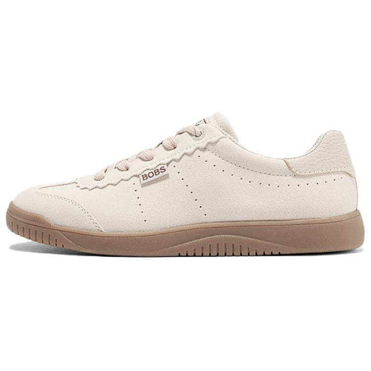 Skechers Casual Abrasion Resistant Breathable Low Top Skateboard Shoes Women's Beige