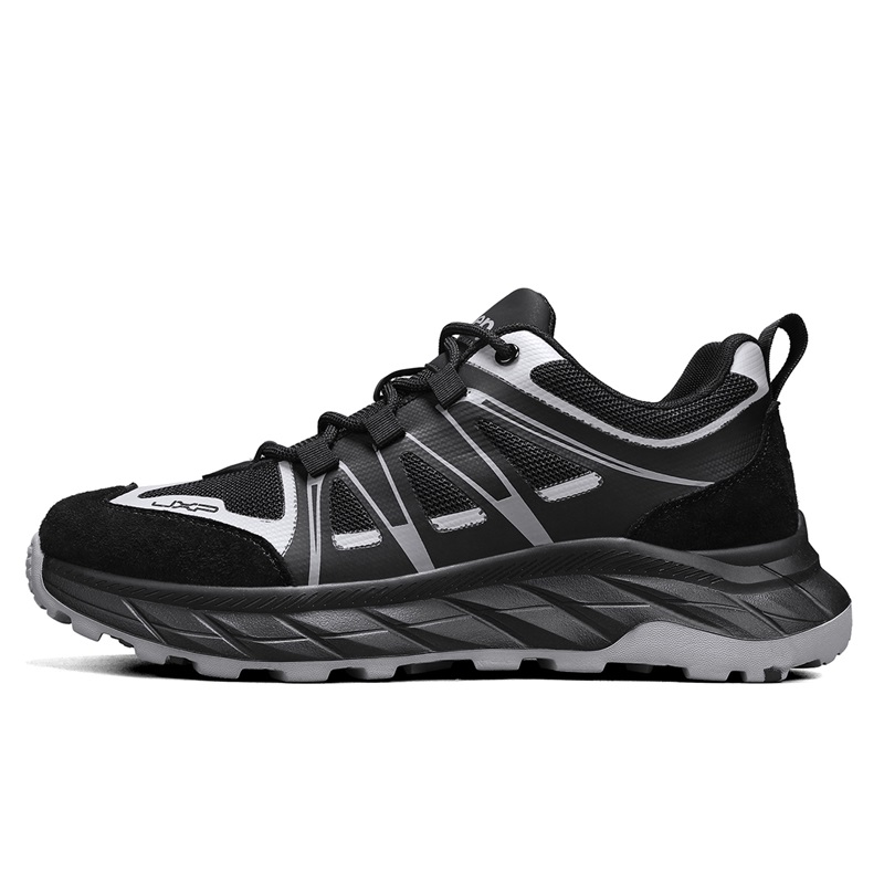 Jeep Abrasion Resistant Low Top Chunky Sneakers Men's Black