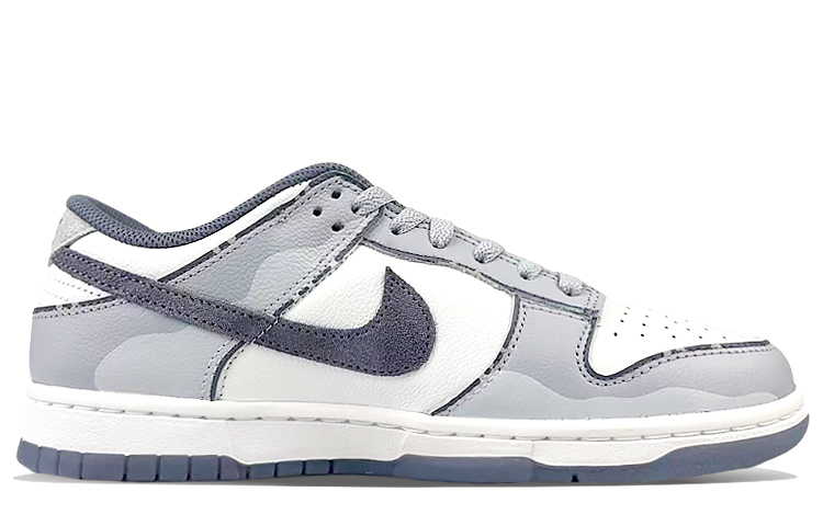 Nike Dunk Anti-Slip Wear-Resistant Low-Top Skateboard Shoes Men's Gray White купить в интернет-магазине Yoocart с быстрой доставкой по России.