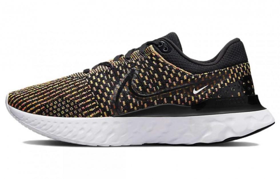 Nike React Infinity Run Flyknit 3 Black Blue Glow Pink Prime