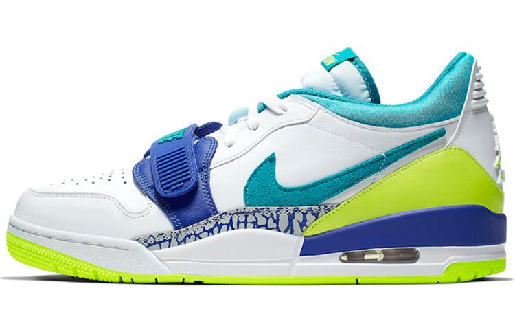 Jordan Legacy 312 Low Ultramarine Neon Yellow Aquamarine