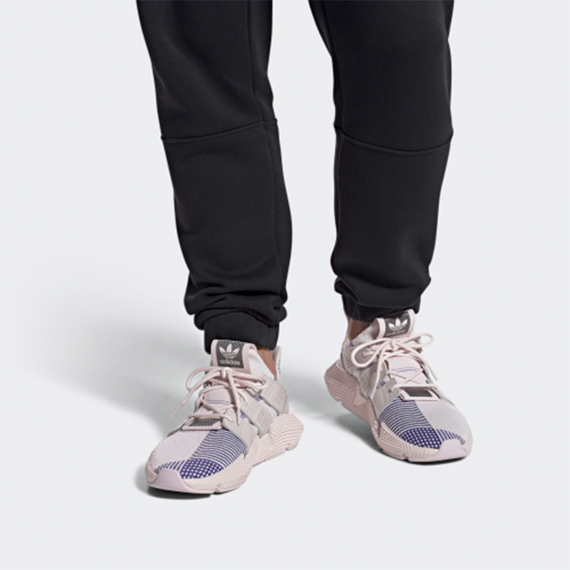 Adidas Originals PROPHERE Slip Resistant Shock Absorbers Low Top Casual Shoes Women's Pink Purple